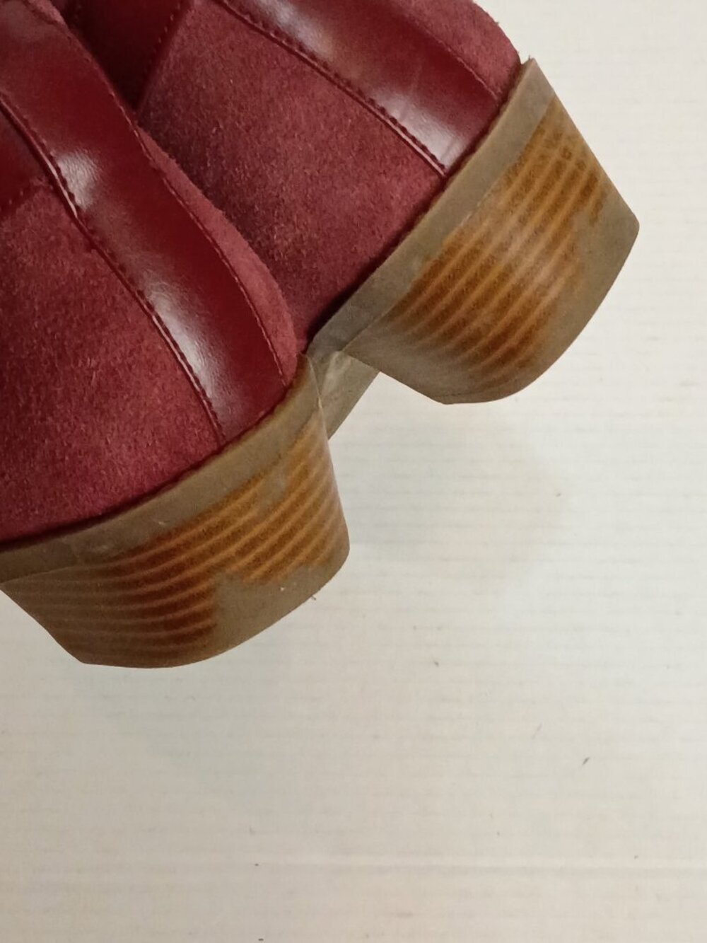 Vionic Millie Burgundy Suede Ankle Boots Women's Size 8 - Picture 8 of 8